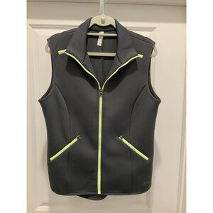 Under Armour Vest XL Athletic All Season Gear Women's Gray Zip 4 Pocket